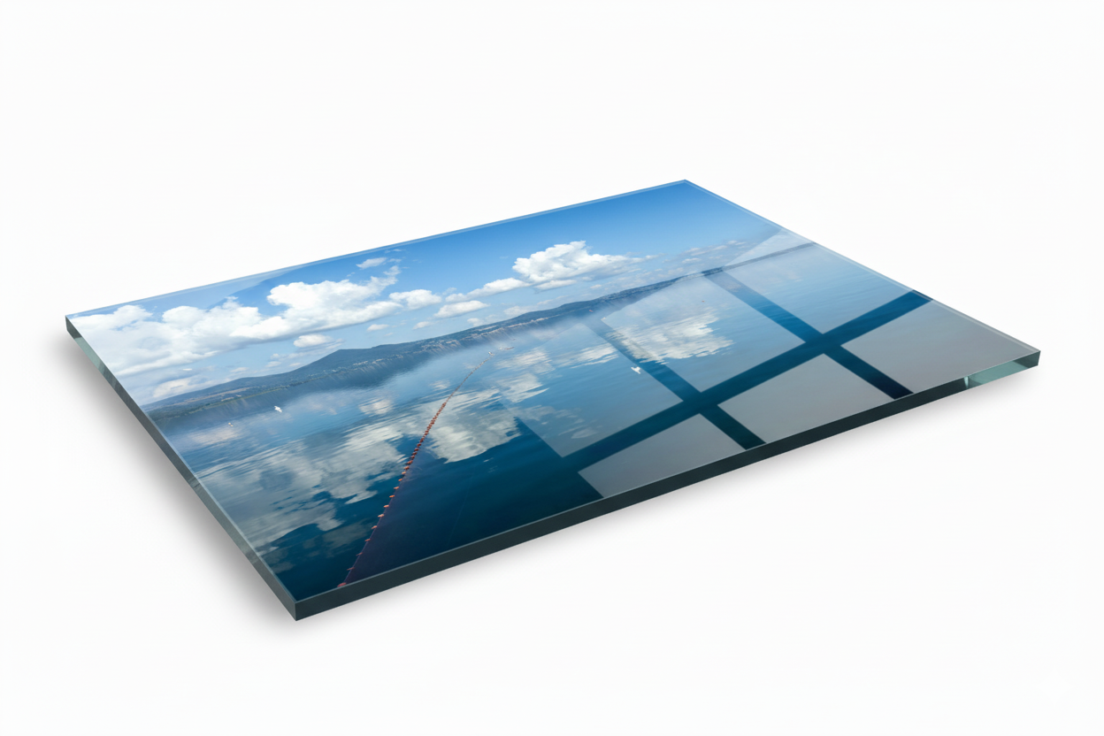 Panoramic view of Lake Bracciano, Rome