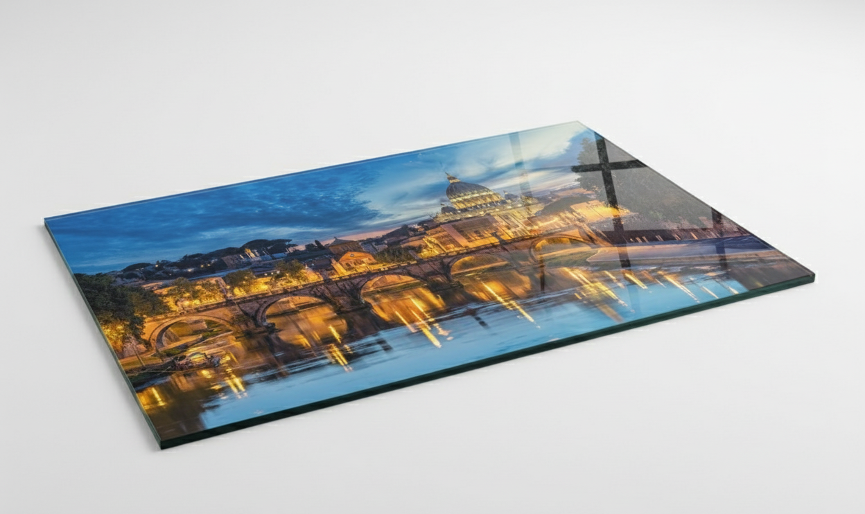 Evening view of the Tiber, Rome