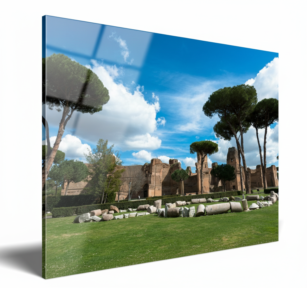 View of the Baths of Caracalla, Rome