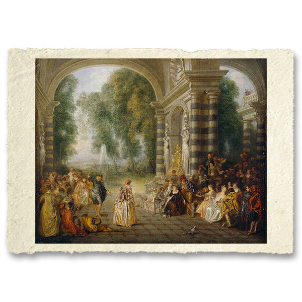 Les Plaisirs du Bal di Antonio Watteau