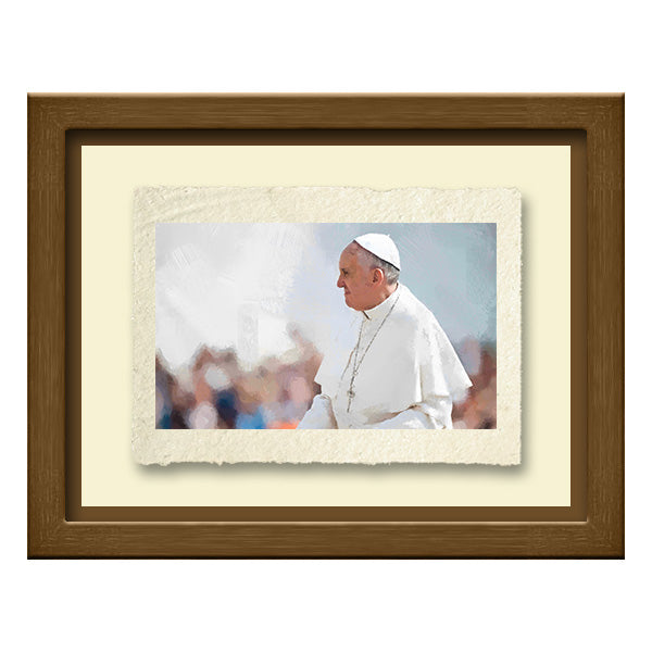 Papa Francesco tra la folla