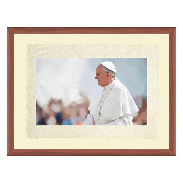 Papa Francesco tra la folla