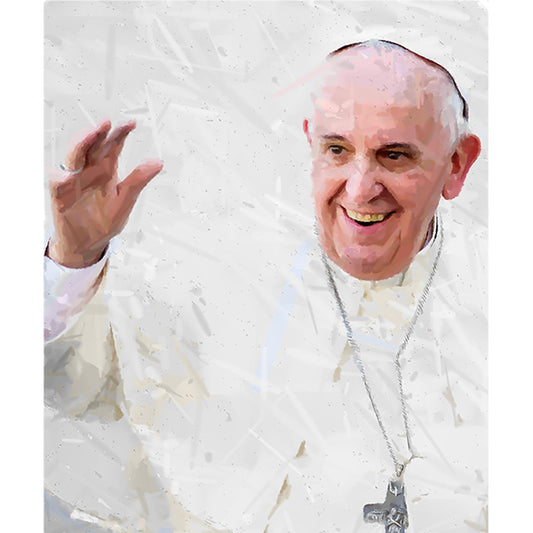 Papa Francesco che saluta