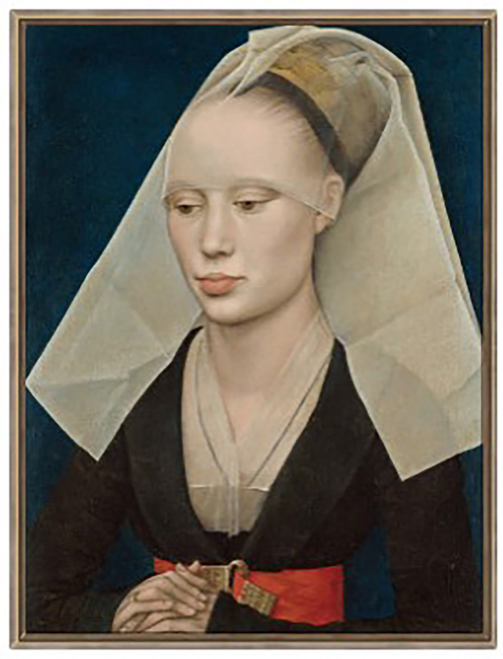 Ritratto di giovane donna di Rogier van der Weyden. Riproduzione
