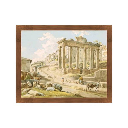 Il Foro romano visto dal tempio di Saturno di Johann Georg von Dillis