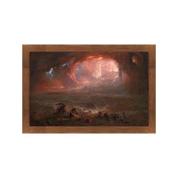 Distruzione di Pompei ed Ercolano di John Martin 1822