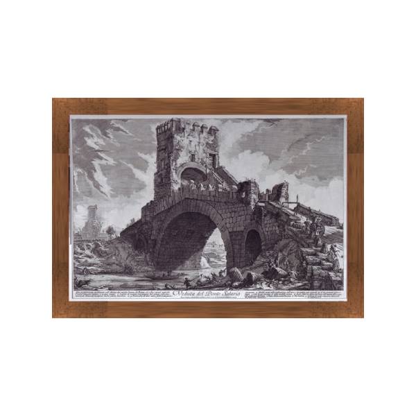 Ponte Salario, incisione di Giovanni Battista Piranesi