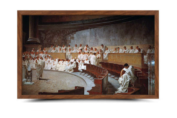 Cicerone denuncia Catilina di Cesare Maccari