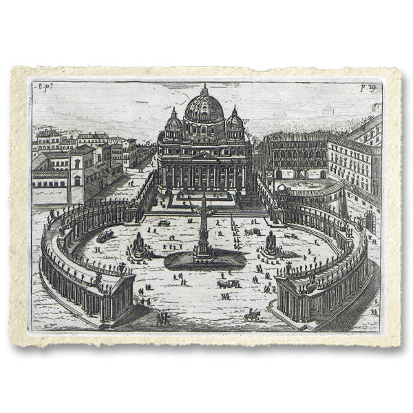 Roma. Il vaticano. Disegno del 1765