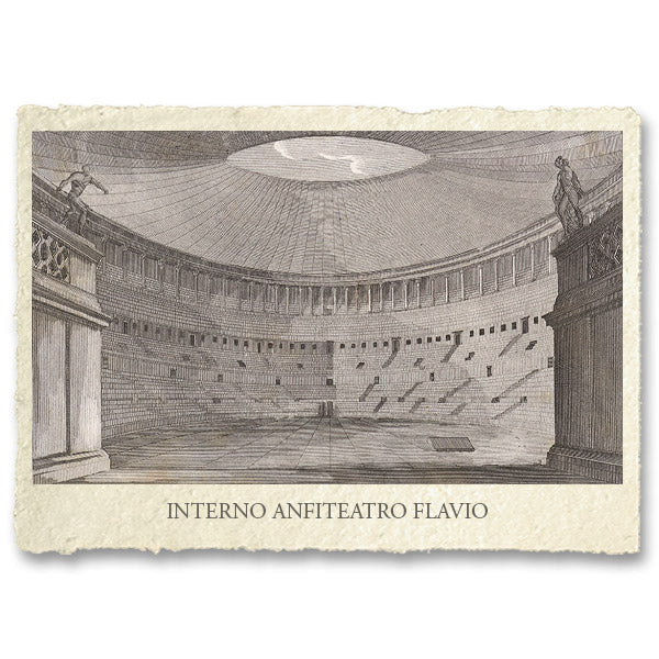Interno dell'Anfiteatro Flavio. Luigi Canina