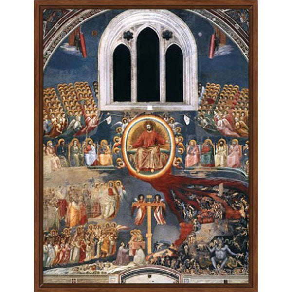 Giudizio Finale, Giotto. Riproduzione su tela pittorica