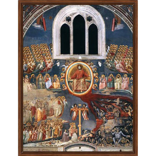 Final Judgment, Giotto. Reproduction on pictorial canvas