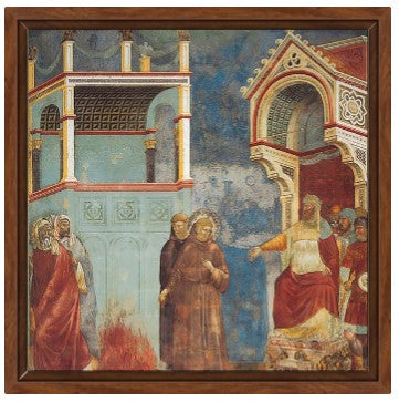 San Francesco davanti al Sultano, Giotto.