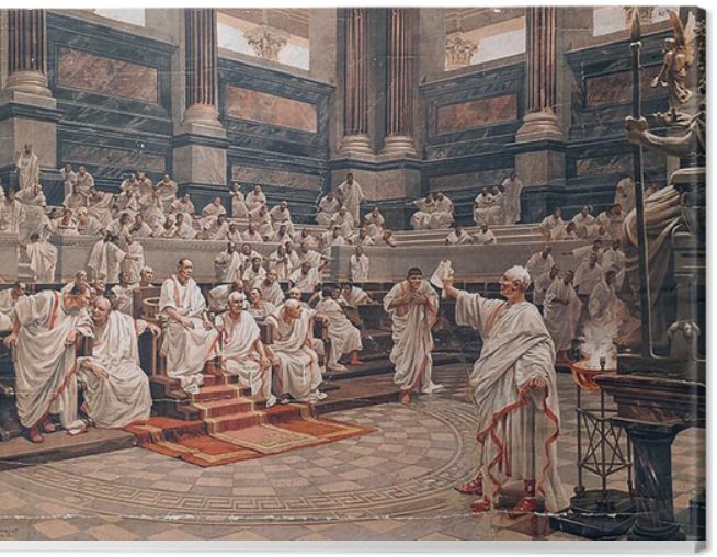 Il senato romano - I discorsi