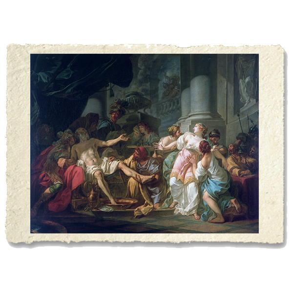 La morte di Seneca - Jacques-Louis David - 1773