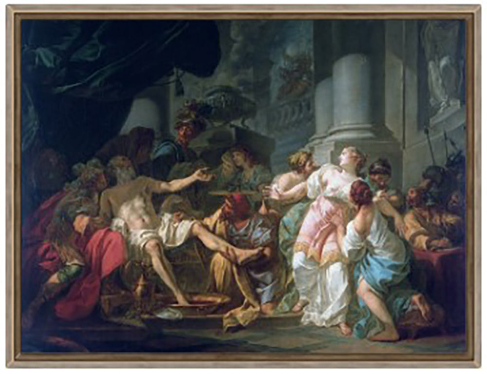 La morte di Seneca - Jacques-Louis David - 1773