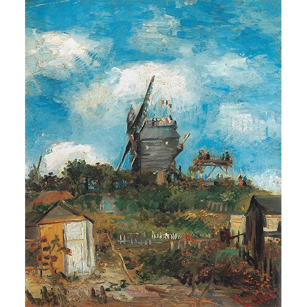 Moulin de la Galette, Van Gogh. Riproduzione