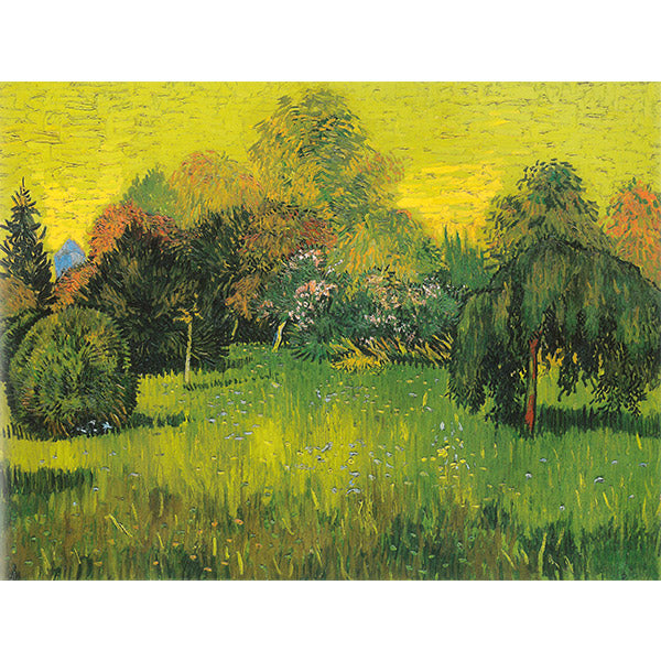 Il giardino del poeta, Van Gogh. Riproduzione