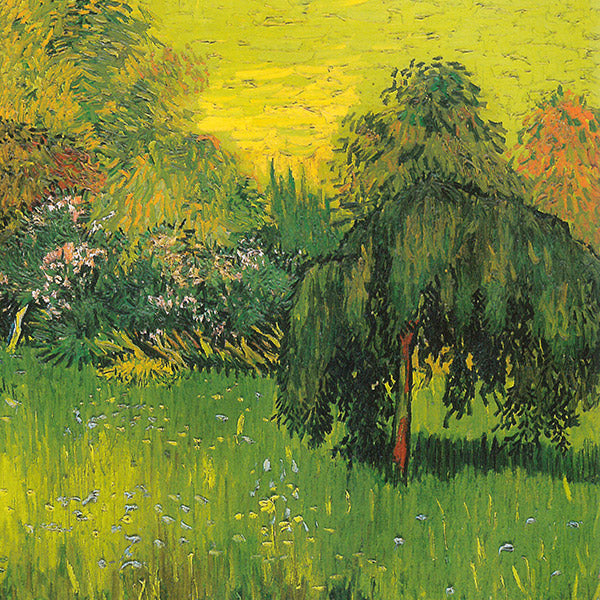 Il giardino del poeta, Van Gogh. Riproduzione